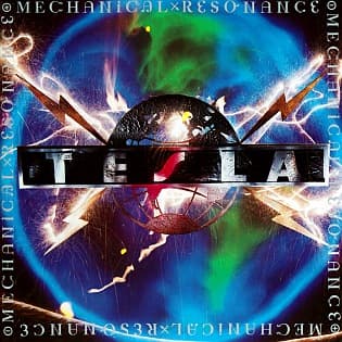 Mechanical Resonance album cover - Tesla