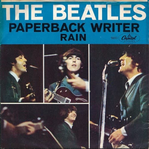 Paperback Writer / Rain album cover - The Beatles